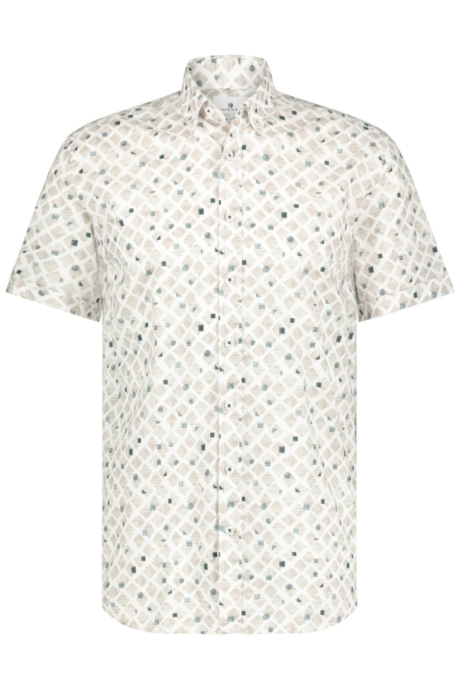 KORTE MOUW OVERHEMD MET GEOMETRISCHE PRINT 26413222 1116